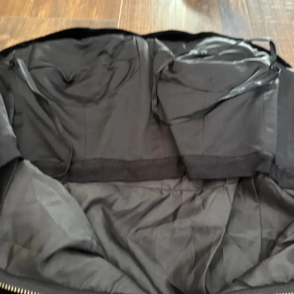 Marc by Marc Jacobs Black Velvet Strapless Mini Dress with Built in Bra - 4 - Picture 11 of 12